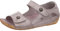 Gemini Damen Sandale Leder mit Klettverschluss und geschlossener Ferse 032093-02, Größe:39 EU, Farbe:Grau