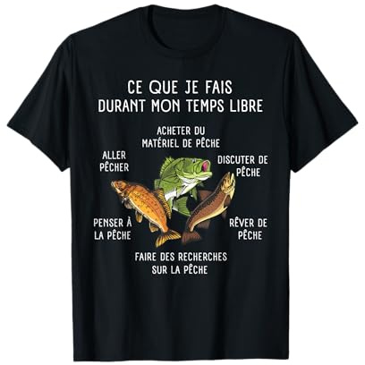 Pêche Humour Homme Enfant Cadeau Original Pour Pecheur T-Shirt