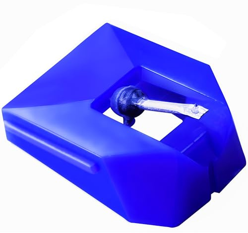 AT-VMN95E Diamond Turntable Needle Stylus Replacement, Compatible with Audio-Technica AT-LP120XUSB,AT-LP120XBT-USB,AT-LP1240-USB Vinyl Record Players - Blue