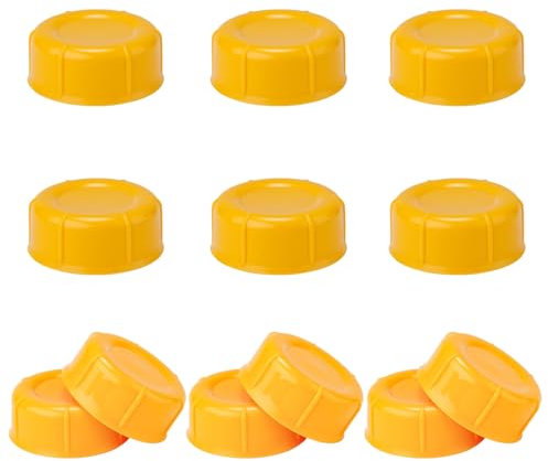 12stk Schmale Babyflaschenverschlüsse für Dr. Brown, BPA-Frei Reiseflaschenverschlüsse Aufbewahrungsdeckel für Babyflaschen mit Dichtung Ersatzteile für Ameda (Orange)