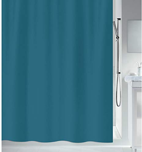 Tenda da doccia Spirella in poliestere Primo 180x200 cm Blu