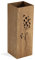 Versa Flowers Schirmständer für Eingang, Raum oder Halle, moderner Schirmhalter, Maßnahmen (H x L x B) 22 x 22 x 1,5 cm, MDF, Farbe: Braun