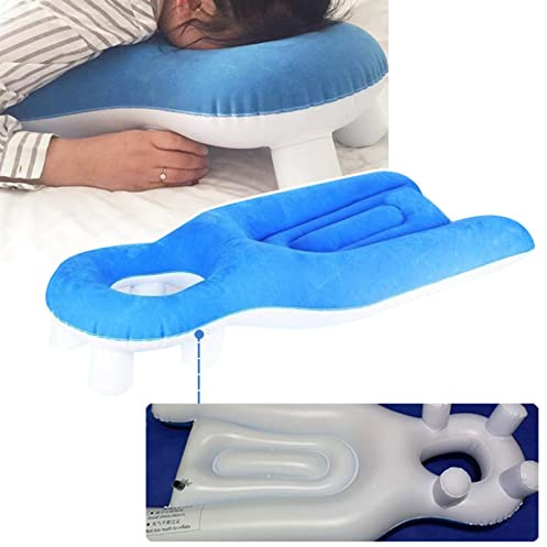 Almohada Flocada Boca Abajo Después de la Cirugía Ocular, Almohada Portátil En Decúbito Prono - Vitrectomía/Agujero Macular/Recuperación del Desprendimiento de Retina
