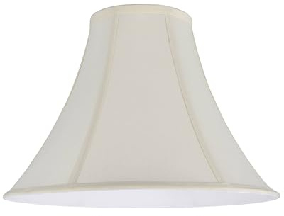 Aspen Creative 30031A Transitional Bell Shaped Spider Construction Lamp Shade in Ivory, 16 wide (6 x 16 x 12)