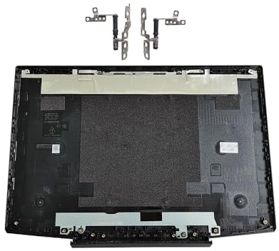 RGBBYTE LCD Back Cover & Hinge Set Green Logo for HP Pavilion 15-cx0xxx 15-cx0051ms 15-cx0056wm 15-cx0058wm 15-cx0077wm 15-cx0020nr 15t-cx0000 TPN-C133 L20313-001 L20316-001