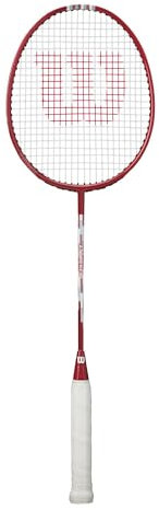 Wilson Attacker Badminton Racket, Rot/Weiß