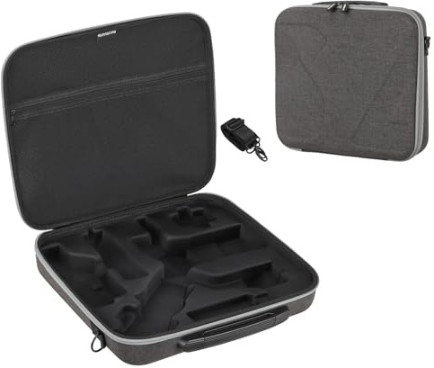 Fututech Förvaringsväska för DJI RS4 Mini Stabilisator Axelväska Bärväska Skyddsväska Tillbehör, Färg: grå, axelväska