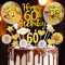Tortendeko 60 Geburtstag, 20 Pcs Cake Topper Gold 60. Geburtstag Deko, Happy 60th Birthday mit Geburtstagskerzen, Kuchen Deko für 60.ter Mann Frau