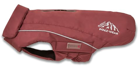 Wolters Wolters Skijacke Dogz-Wear | Wintermantel für Hunde | Farbe Rostrot | Größe 70 (Rückenlänge 68-72 cm)
