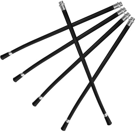 MAGICLULU Spray Antincendio per Estintore in Plastica Nero Tubo Flessibile Facile da Usare, Design Flessibile, Compatibile Estintore 4kg, Confezione da 5 Pezzi