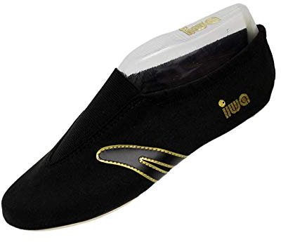 IWA-Gymnastikschuhe IWA 507 Art Sneakers Made in Germany, Jungen Herren Damen, Schwarz, 40 EU