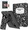 Ayotu Faltbare Hülle für 6 Neu Kindle 11. Generation – 2024/2022 (Modell Nr. RS23CV/C2V2L3), Standabdeckung mit Handschlaufe und Kartensteckplatz, Milch-Notizbuch