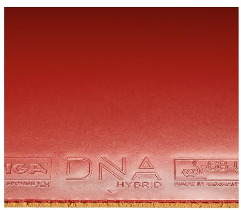 STIGA Unisex – Erwachsene DNA Hybrid Xh Tischtennisbelag, Rot, 2.1 mm