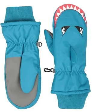 Mountain Warehouse Critter Kinder Ski-Fäustlinge Marine Large