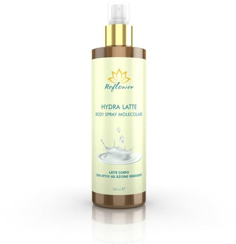 Reflower - Hydra latte 200ml - Latte Corpo Spray Idratante e Nutriente