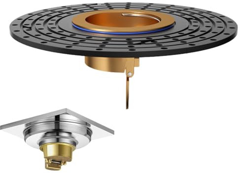 Clapet Anti-Retour, Siphon De Sol De Douche Anti-odeurs en Métal, Bouchon D'écoulement De Sol, Clapet Anti-refoulement De Douche, Égouttoir D'évacuation De Sol De Douche, Noyau De Vidange De Sol