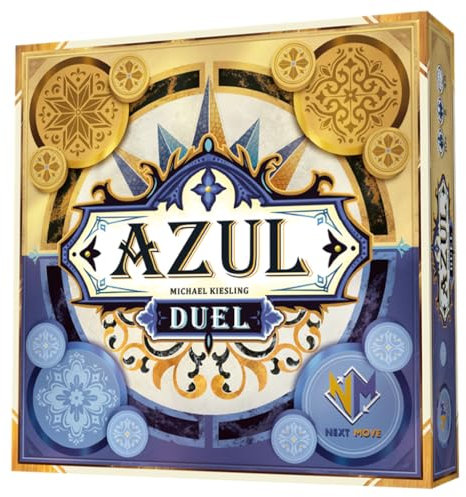 Next Move Azul Duel, español, Juego de Mesa táctico para Dos Jugadores con un diseño, Juego de Estrategia, A Partir de 10 Años, 45 Minutos