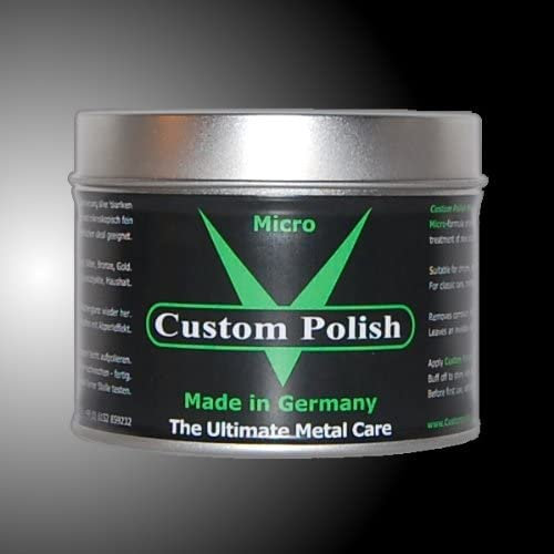 CUSTOM POLISH MICRO 400g Chrompolitur Chrom Alu Edelstahl Politur