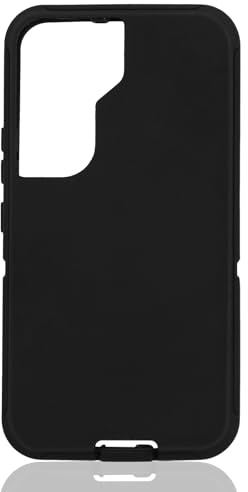 Replacement TPE Rubber Outer Skin Compatible with Otterbox Defender Case for Samsung Galaxy S22 Black