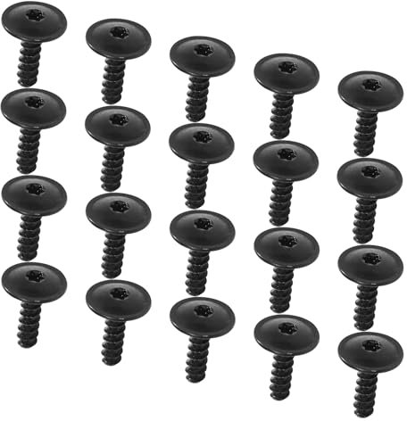 GVSS 20 Pièces Visserie pour Voiture, Cache Sous Moteur,Vis Cache Moteur,Clips de Fixation Voiture,Vis de Garde Boue,Vis Tôle Pour Garde,Vis Ailes Sous le Capot du Moteur,Vis d'Aile de Voiture