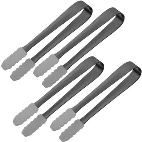 Pinzas De Cocina for Cocinar,Pinzas for Servir Alimentos,4 Piezas Clips Antideslizantes De Acero Inoxidable Pinzas for Barbacoa Pinzas for Hielo Pinzas for Tostadas for El Hogar Pinzas for Alimentos P