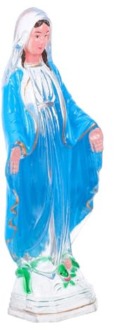 ifundom Statua in Plastica Della Vergine Maria in Piedi, Scultura Della Beata Madre, Decorazione Religiosa Per La Casa, Per Spazi Interni, Decorazione Per La Chiesa
