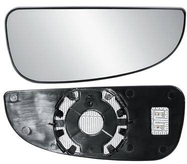 Ricambio destro lato passeggero specchietto retrovisore esterno inferiore piccolo vetro riscaldato con piastra posteriore vetro specchio per FIAT Ducato Citroen Jumper Peugeot Boxer 2006-2025 Opel