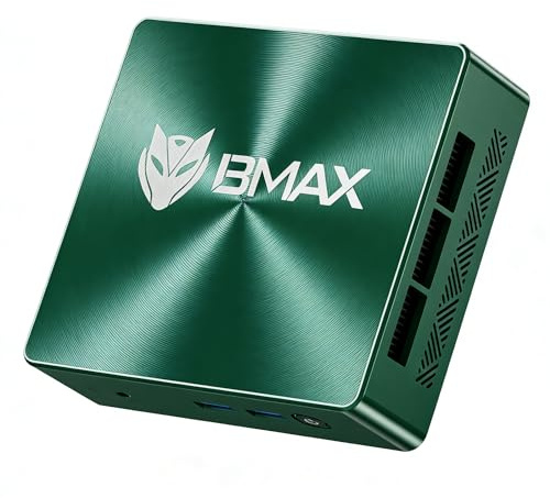 BMAX B6 Turbo Mini PC WIN11 Pro, Intel Core i5-8257U(3,9 GHz), 16 Go DDR4 512 Go SSD Mini Ordinateur de Bureau, Double M.2, WiFi 6, DP 1.2, HDMI 1.4b, Triple écran 4K PC Gamer pour l'école/Bureau