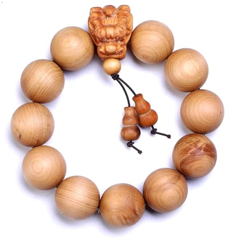 Unisex Thuja Sutchuenensis Träpärlor Träarmband Halsband Bön Mala Armband Armband