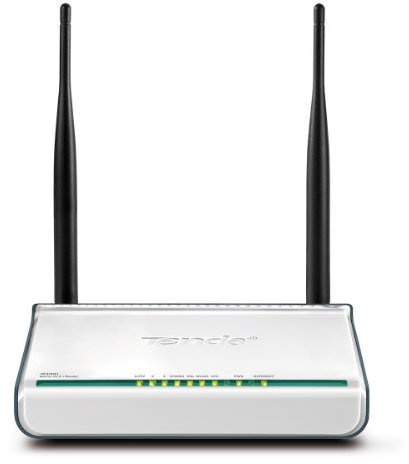 Tenda W300D ADSL2+ Wifi Ethernet Color blanco router - wireless routers (802.11b, 802.11g, 802.11n, 10/100Base-T(X), Ethernet (RJ-45), ADSL2+, IEEE 802.11b, IEEE 802.11g, IEEE 802.11n, IEEE 802.3, IEEE 802.3u, IEEE 802.3x, IPoE, PPPoE, PPPoA, IPoA, DHCP server)