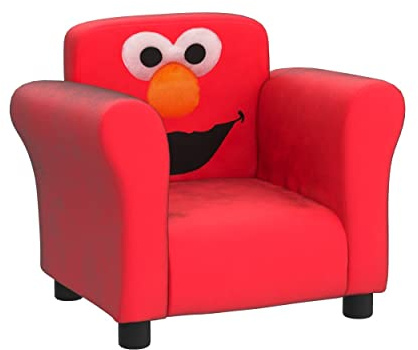 Sesame Street Elmo Upholstered Chair by Delta Children, Red