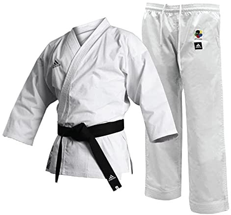 adidas Unisex WKF Club Karate-Uniform Kampfsport Student Uniform Gi, Weiß, 120 cm