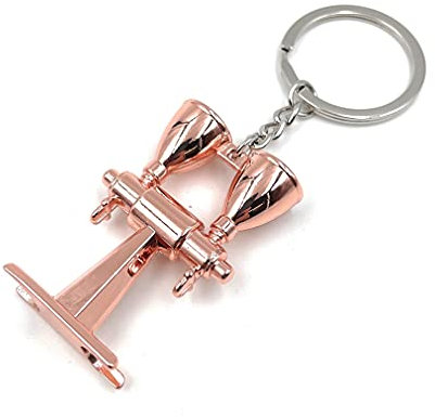 H-Customs Köksutrustning ismaskin matlagning brons nyckelring hänge