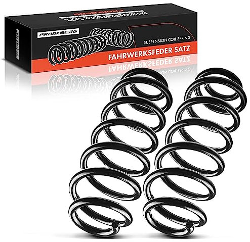 Frankberg 2x Federn Fahrwerksfeder Hinterachse Links Rechts Kompatibel mit Altea XL 5P5 5P8 2006-2021 Replace# 1K0511115FR