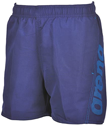 Arena Fundamentals Logo Junior Boxer R Costume Bambino Mare e Piscina, Costume da Bagno in Morbido Tessuto Riciclato ad Asciugatura Rapida, Boxer Mare con Slip Interno in Mesh