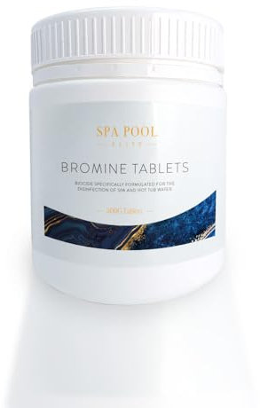 Spa Pool Elite Bromine Tablets 500g - 25 x 20g Tablets Suitable for Hot Tub, Spa and Swimming Pool Water Treatment