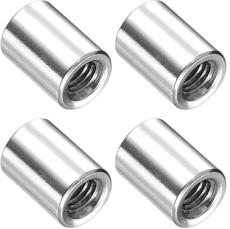 METALLIXITY Écrou de Soudage à Souder (M6) 4 Pièces, Raccord de Réservoir de Carburant en Acier Inoxydable Soudable - pour l'Entretien Des Composants, Adaptateur à Souder