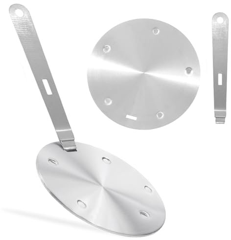 PRAOFRT Adattatore per piano induzione Adattatore Induzione Universale da 16 CM Adattatore Piano Induzione In Acciao Inossidabile Manico Removibile