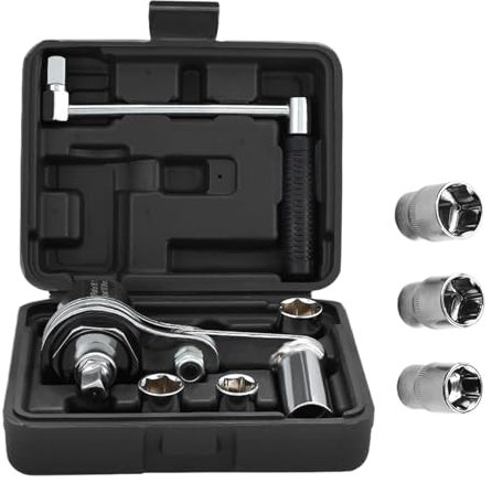 Chiave moltiplicatrice dinamometrica, strumento di rimozione dadi capocorda, 20 x 16 x 8 cm, versatile e portatile, strumenti per la manutenzione delle ruote per una vasta gamma di veicoli, tra cui