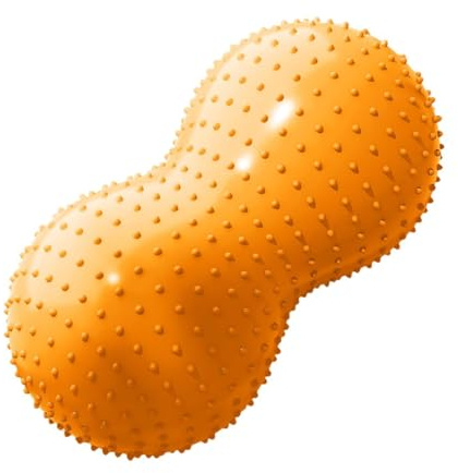 Baoblaze Peanut Fitness Ball with Pump Balance Sitting Ball for Home Gym Girls and Boys Child Training