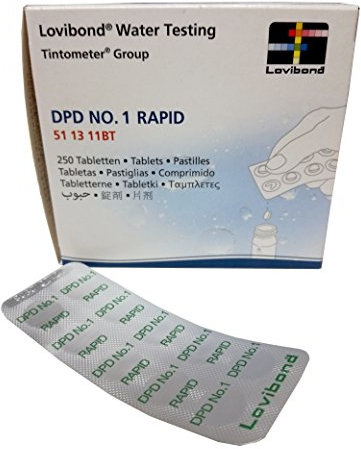 Lovibond DPD No 1 Rapid Dissolve 250 tablets