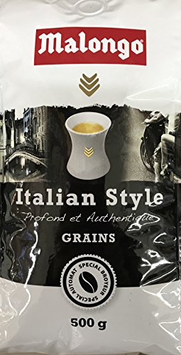 Malongo Cafe Grains Italian Style, 500g