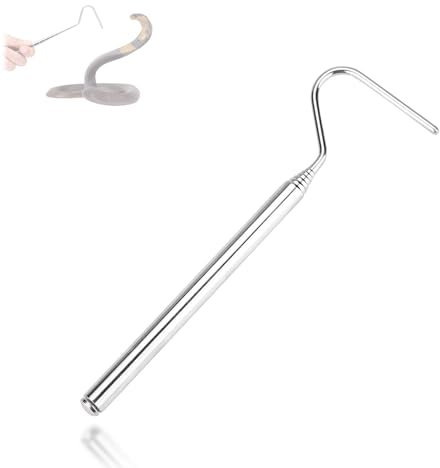 Schlangen Haken Ausziehbarer Schlangenfänger mit Griff , 16 . 5 68cm Stilvoll Retractable Schlangenhaken Tragbarer Edelstahl Snake Hook Teleskop Schlangenhaken Für Klein Schlangenreptil