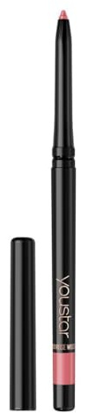 youstar CONTOUR LIPS Lippenkonturstift | Präziser Lipliner für perfekte Lippenkonturen, verhindert das Auslaufen der Farbe, langanhaltend, weiche Textur, hohe Deckkraft, Farbe:01 - Rose Wood