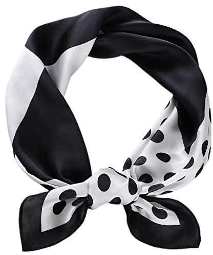 FAIRYGATE Damen Schal Kopftücher Halstuch Elegante Schal Frauen Elegant Seidenschal Business Seidentuch Scarf Bandana Taschentuch Ansatz Handgelenk Verpackungs 94023