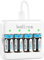 Battsea Lot de 4 piles au lithium rechargeables 123 A 750 mAh 3,7 V avec chargeur rapide, compatible avec caméra Arlo, lampes de poche, microphone, détecteur de fumée, rasoir électrique, réveil,