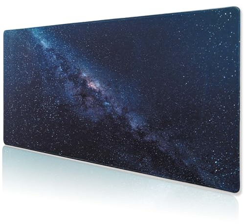DOBAOJIA Tapis de Souris XXL 800 x 400mm, Tapis de Souris Gaming, Sous Main de Bureau, Tapis de Clavier et Souris, Tapis d’Ordinateur Bureau, surface anti-débordement et base antidérapante