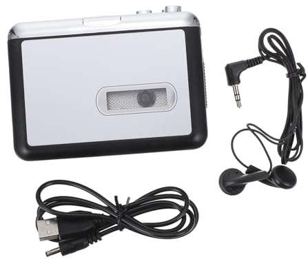 Vaguelly Cassette to Converter Metal Tape Player Usb Cassette to Digital Audio Converter