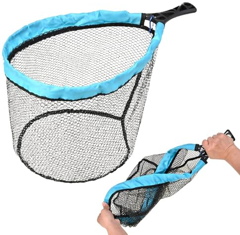 Fishing Net With Handle Crab Trout Catfish Crawfish Catching Equipment Tool