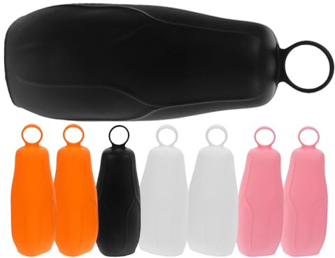 Mikikit 8pezzi Guarnizioni in Silicone Per Flaconi Di Lozione Manicotti Per Flaconi Da Viaggio Coperture in Silicone Riutilizzabili Per Piccoli Cosmetici Manicotti Per Bottiglie Da Toelett